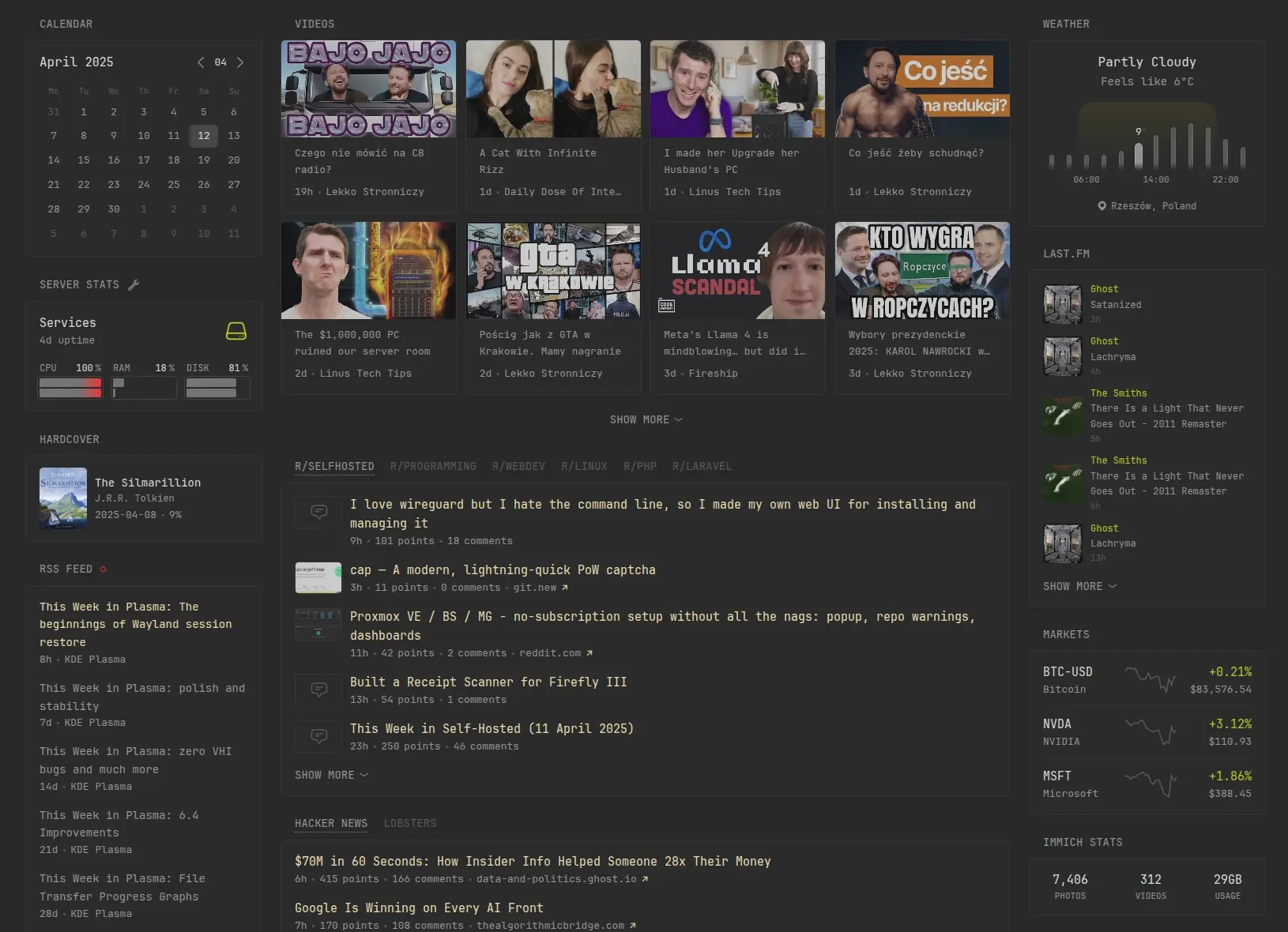 Project Glance Widgets