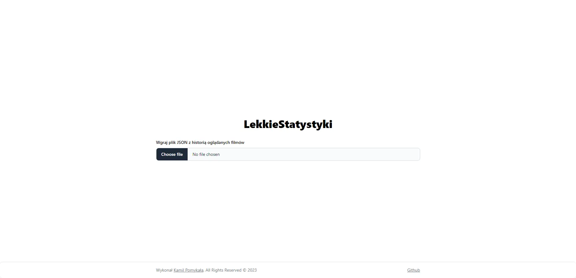 Project LekkieStatystyki
